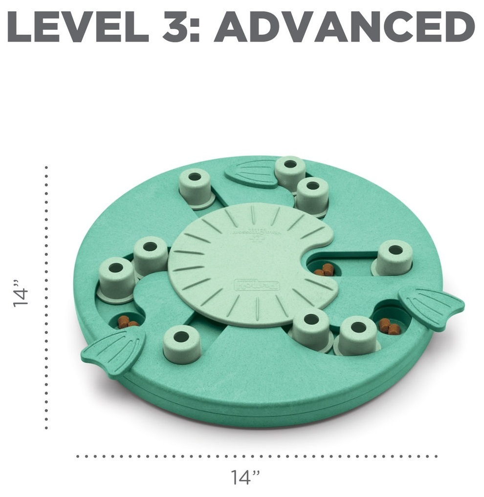 Игрушка для собак Nina Ottosson Ребус интерактивная зелёная фото 2