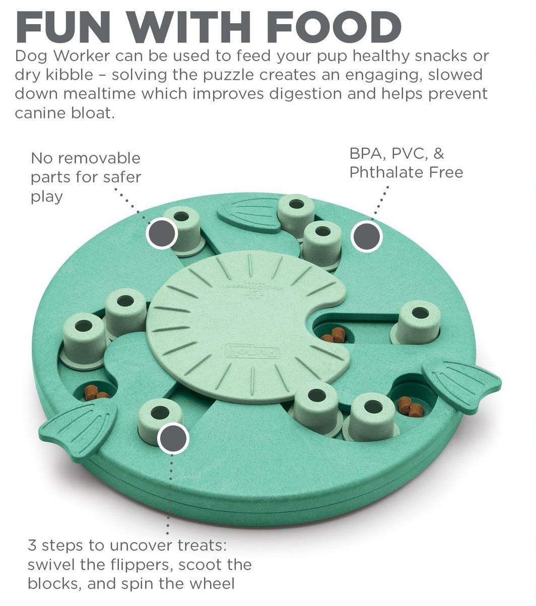 Игрушка для собак Nina Ottosson Ребус интерактивная зелёная фото 3