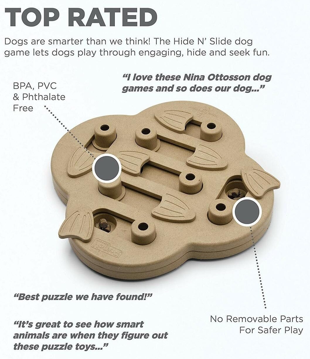 Іграшка для собак Nina Ottosson Тайник інтерактивна бежевафото2