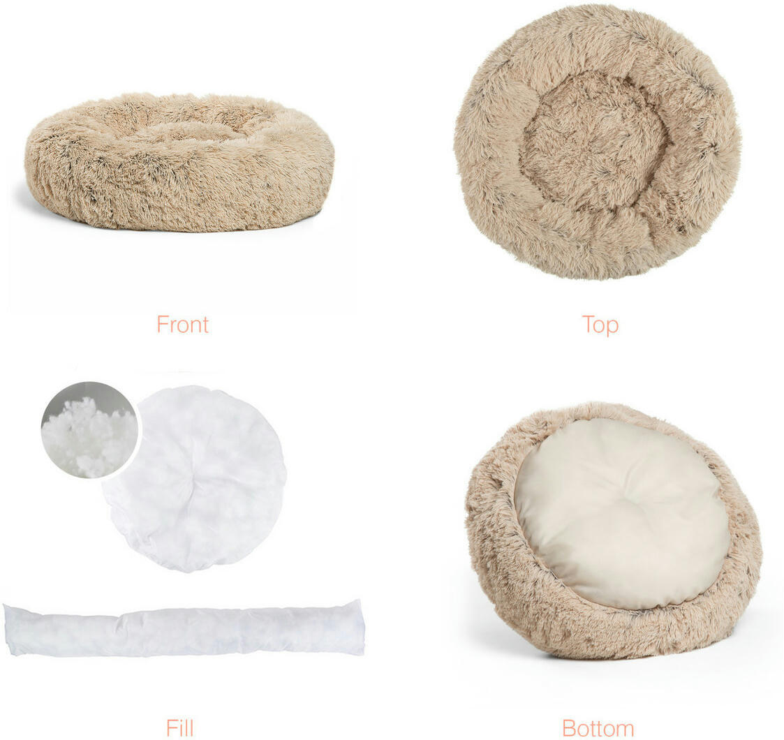 Лежак для собак Best Friends 58х58см бежевийфото3