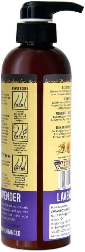 Шампунь для собак Reliq Mineral Spa Lavender Shampoo 500млфото2