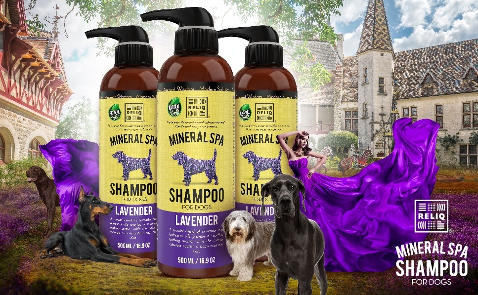 Шампунь для собак Reliq Mineral Spa Lavender Shampoo 500млфото3