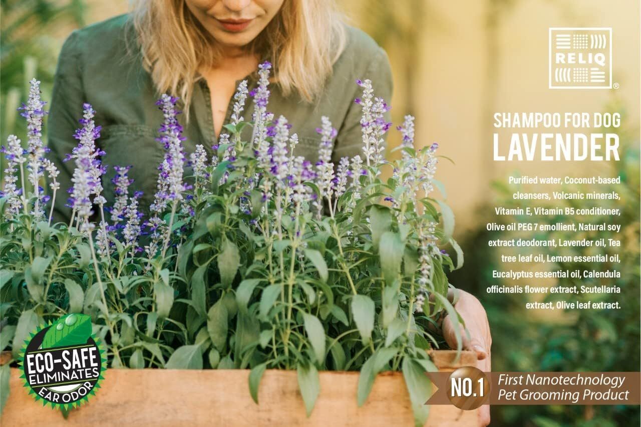 Шампунь для собак Reliq Mineral Spa Lavender Shampoo 500млфото8