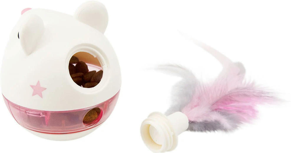 Игрушка для котов Nina Ottosson Мышь розовая фото 2