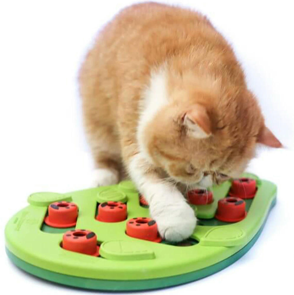 Игрушка для котов Nina Ottosson головоломка зеленая фото 2