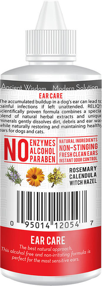 Лосьон для собак Reliq Ear Solution для ухода за ушами 120мл фото 