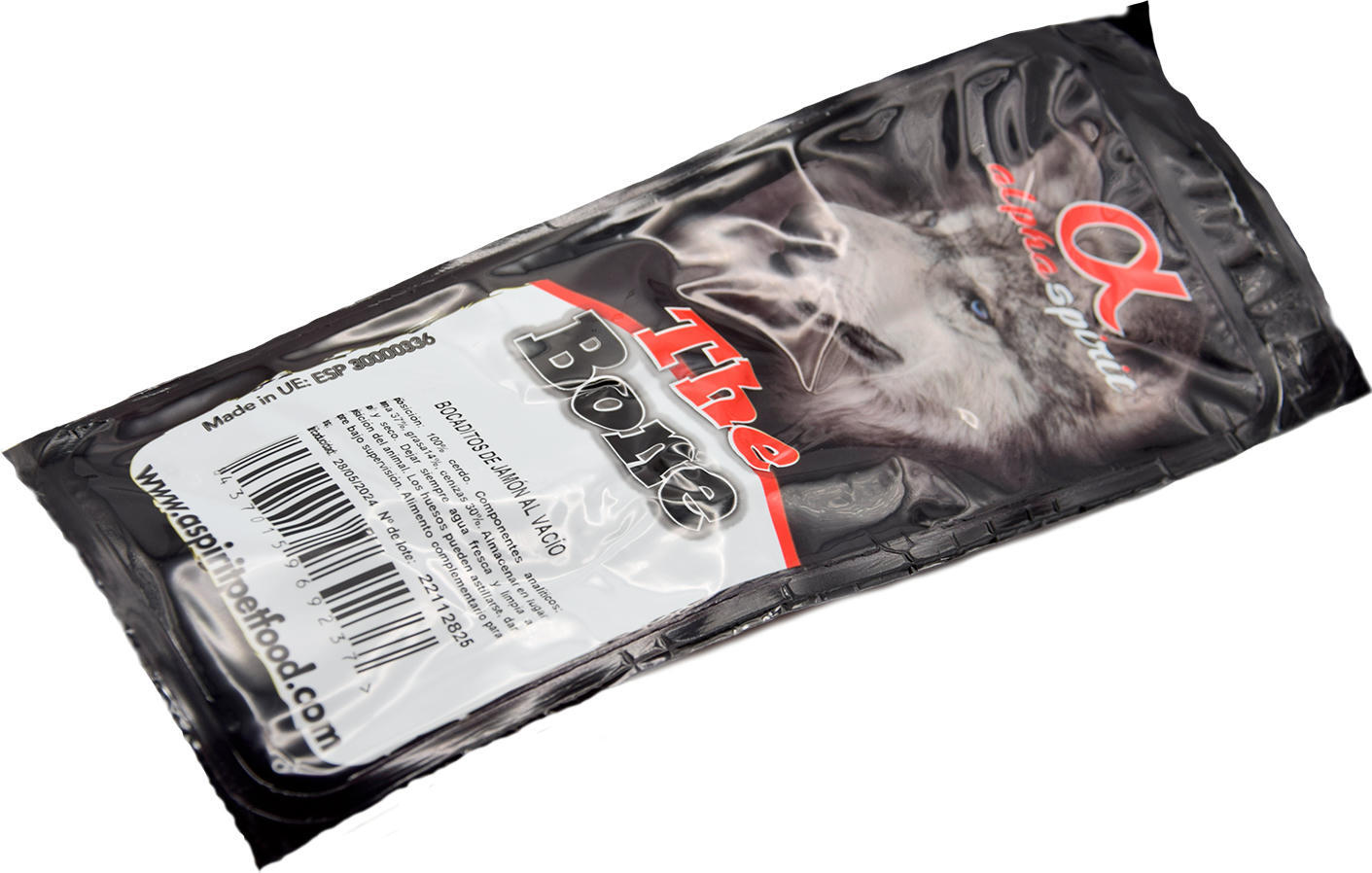 Ласощі для собак Alpha Spirit Ham Bites Кістка в вакуум 3шт 19-21смфото4