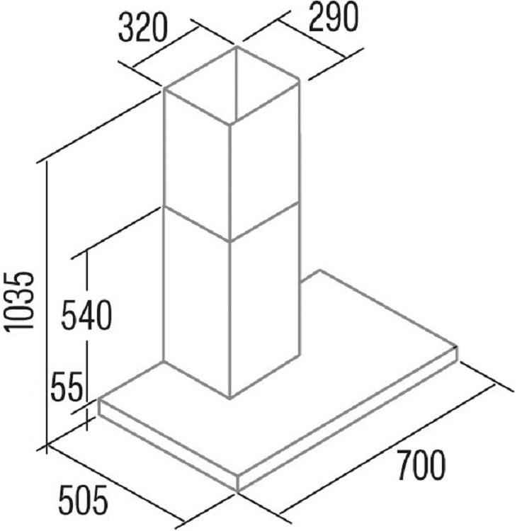 Витяжка Cata Legend 700 x (02021306)фото2