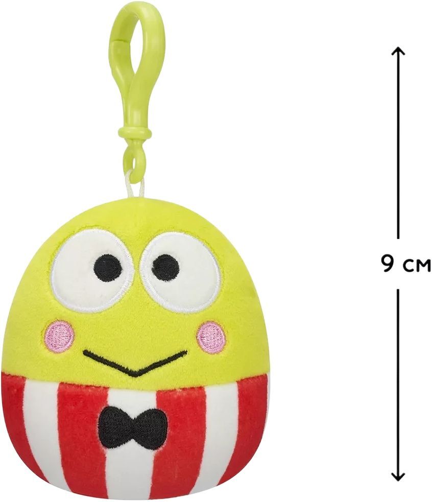 Мягкая игрушка на клипсе Squishmallows - Хеллоу Китти Кэроппи (9 см), (SQSN00274) фото 2