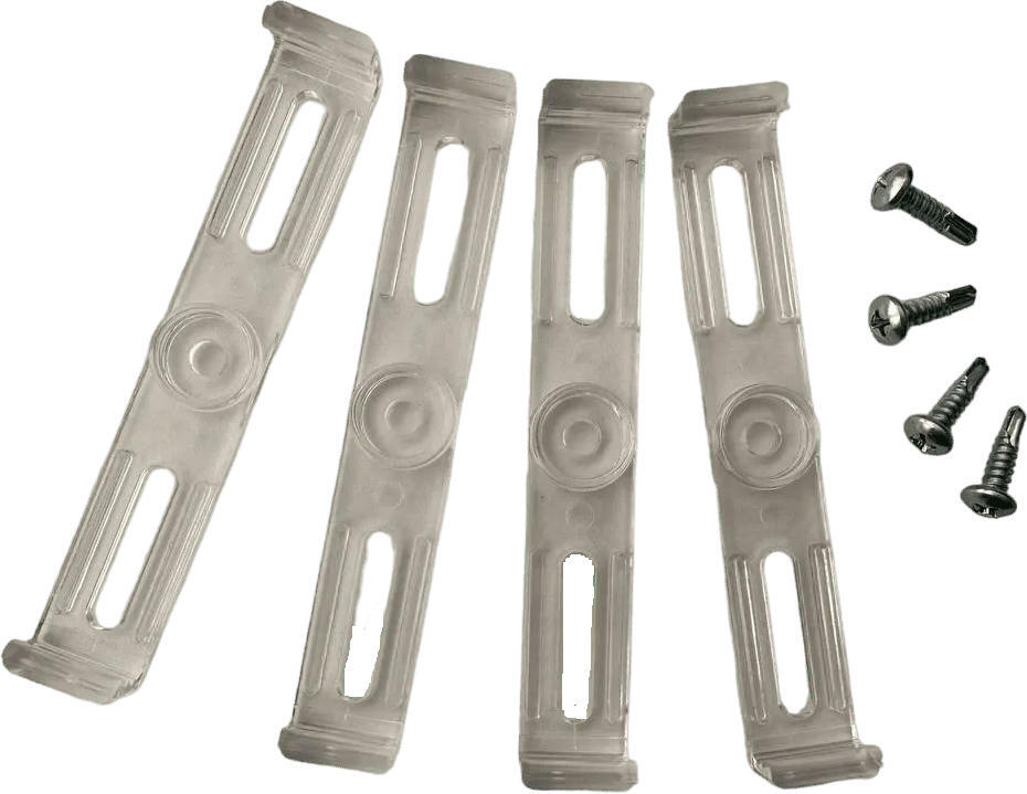 Рамки номерного знака Poputchik невидимки прозрачные 4шт (24-052-IS) фото 2