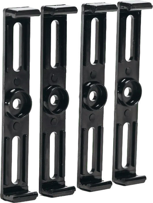 Рамки номерного знака Poputchik невидимки черные 4шт (24-051-IS) фото 3