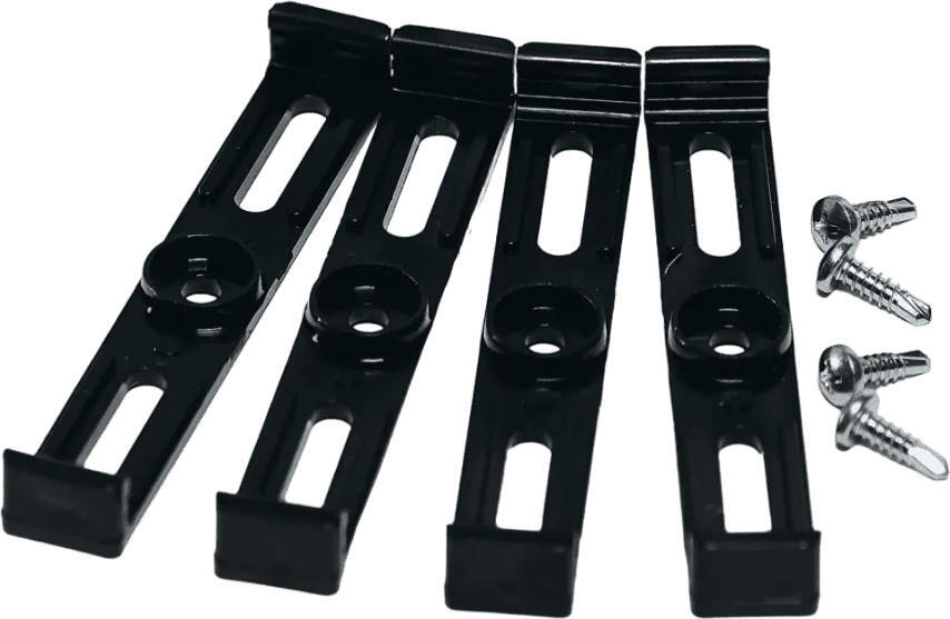 Рамки номерного знака Poputchik невидимки черные 4шт (24-051-IS) фото 2