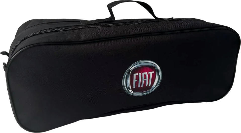 Сумка-набор автомобилиста Poputchik Fiat 2 отдела черная (01-048-IS) фото 3