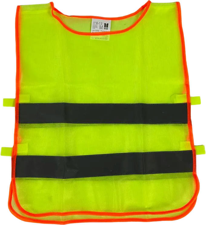 Набор светоотражающих жилетов Poputchik 2 взрослых + 2 детских зеленые (05-013-IS) фото 3