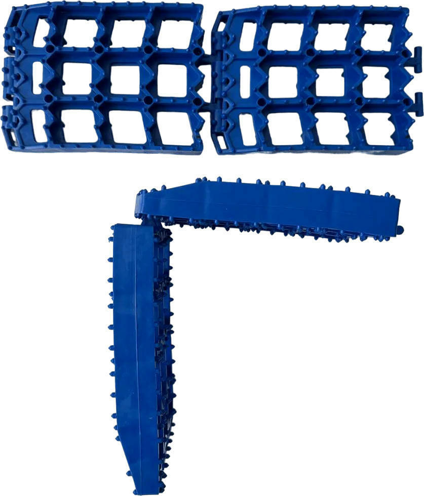 Трап противобуксовочный Poputchik 88*145*4см синий 4шт (22-014) фото