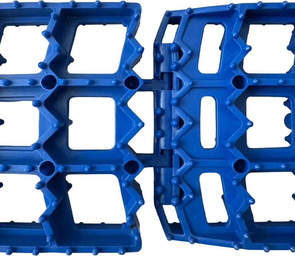 Трап противобуксовочный Poputchik 88*145*4см синий 4шт (22-014) фото