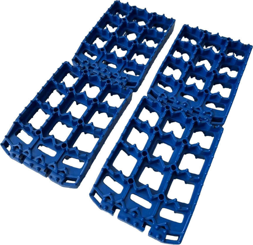 Трап противобуксовочный Poputchik 88*145*4см синий 4шт (22-014) фото