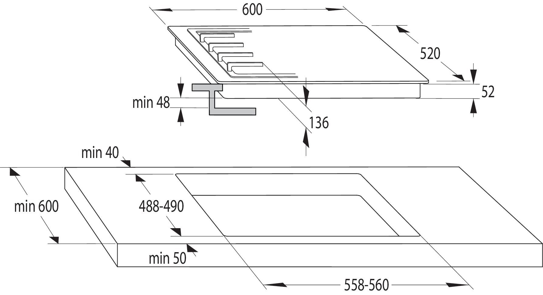 Комплект Духовка Gorenje BO6735E05B + Варочная поверхность Gorenje GTW641EB фото 3