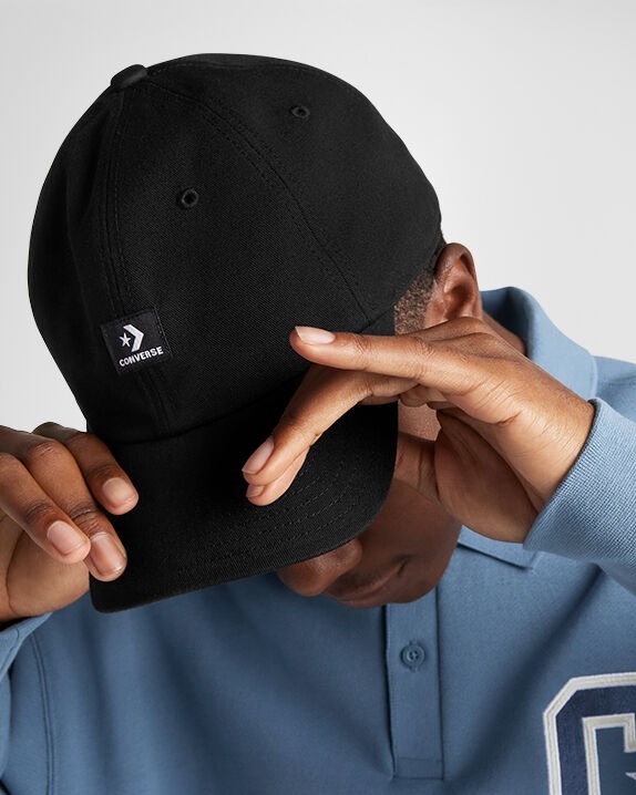 Кепка Converse Day One Lockup Cap 10027420 черная фото 5