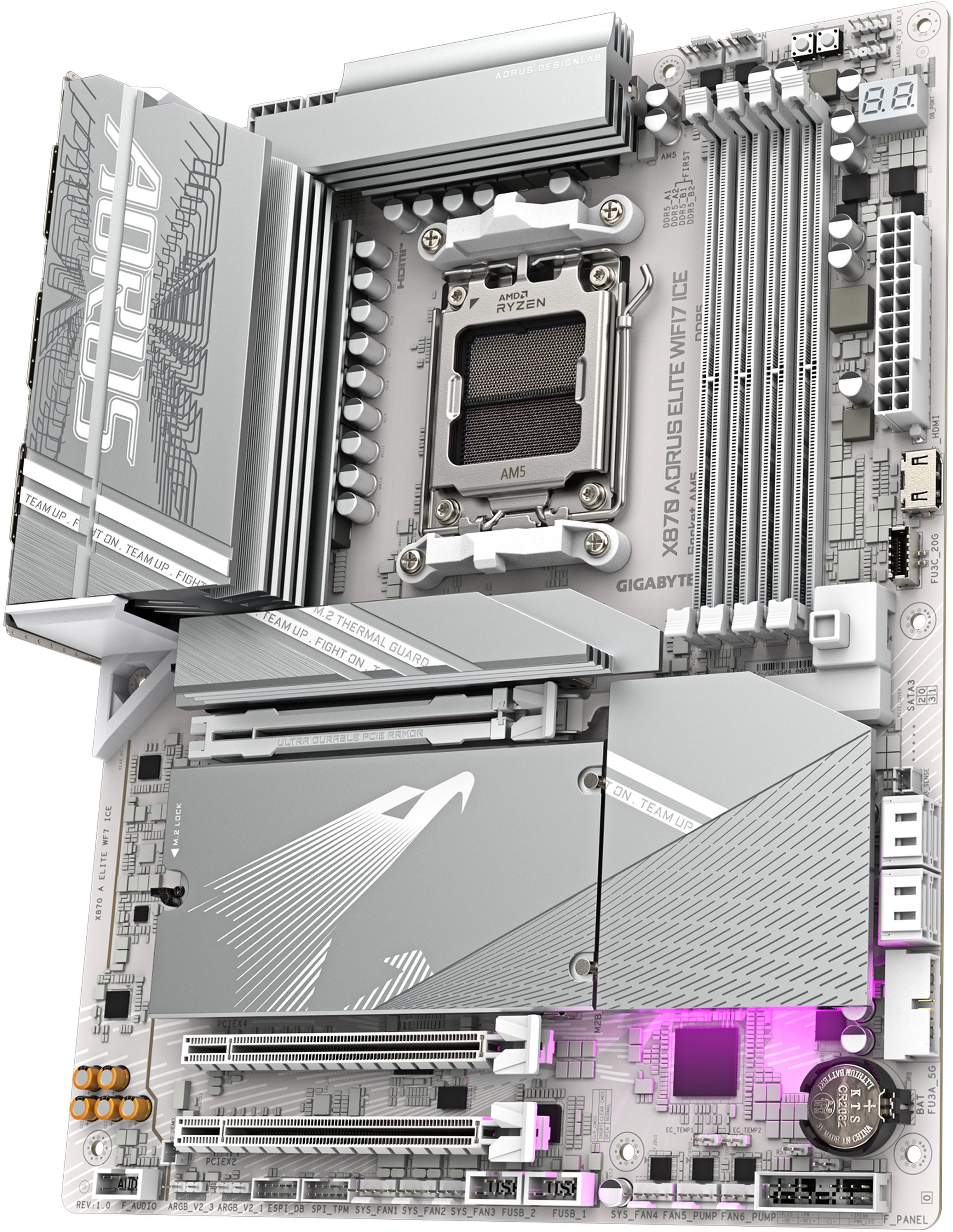 Материнская плата GIGABYTE X870 (X870_A_ELITE_WF7_ICE) фото 4