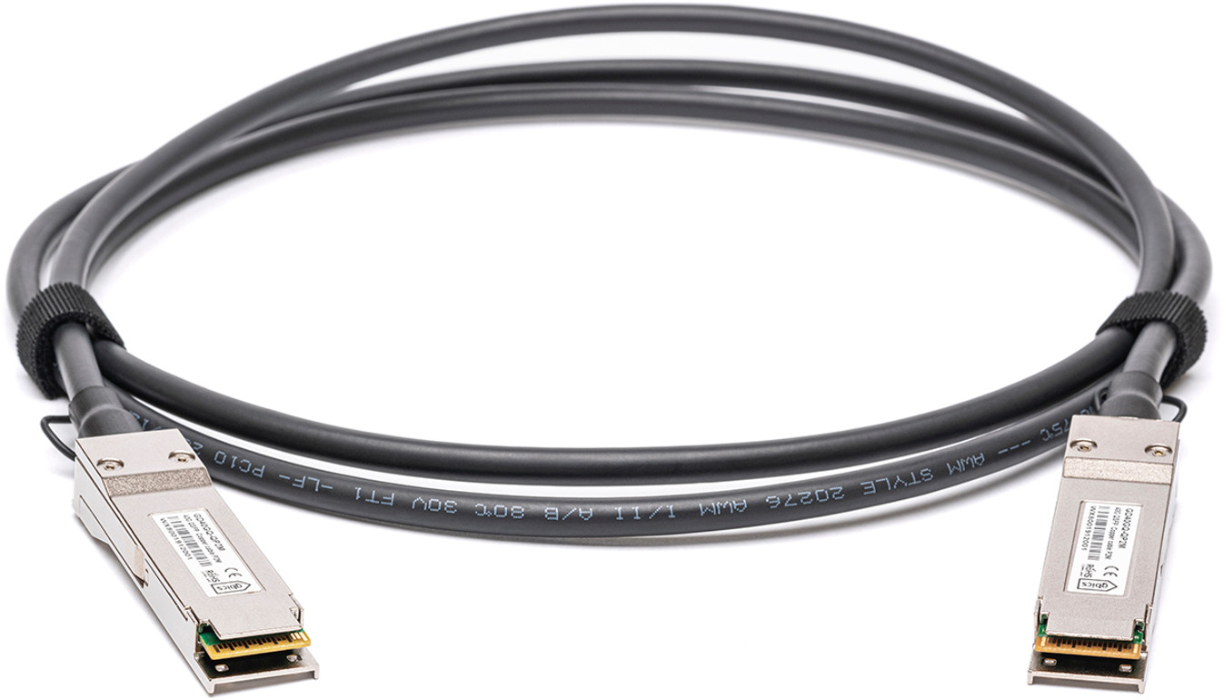 Кабель Dell Networking Cable QSFP+ to QSFP+ 40GbE (470-AAXB) фото 2