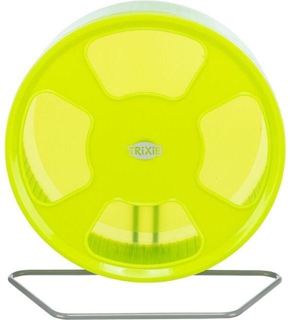 Игрушка для грызунов Trixie Колесо тренажерное для маленьких грызунов на подставке пластик ø20см фото 2