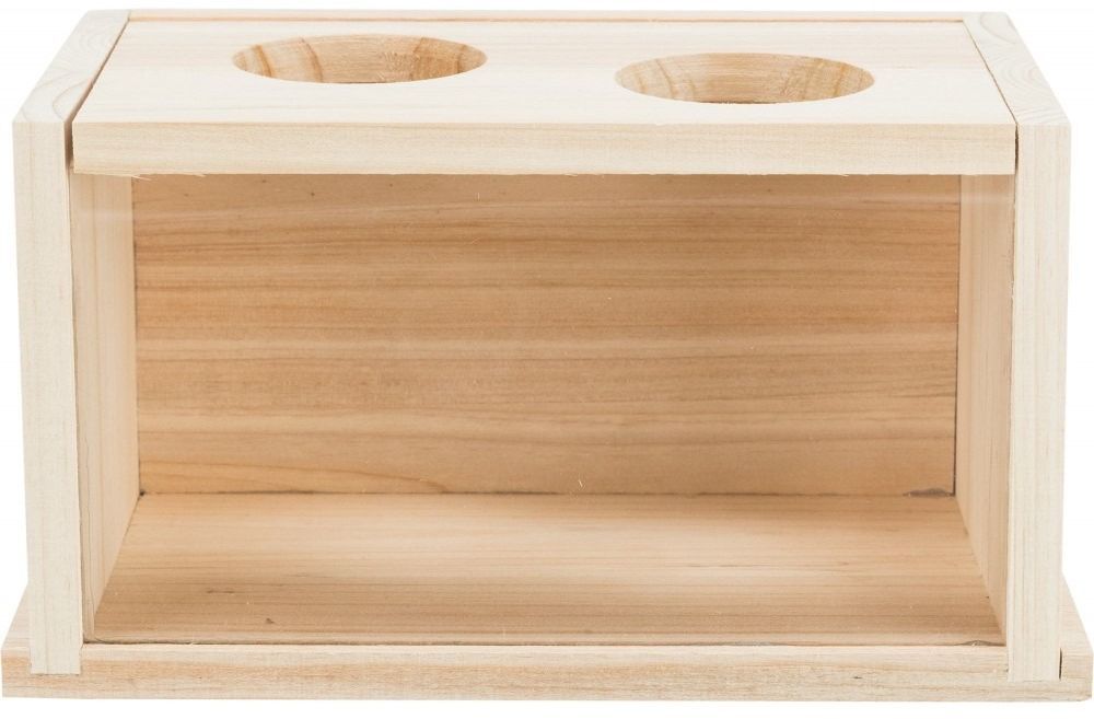 Игрушка для грызунов Trixie Ванная деревянная с песком 22*12*12см фото 2