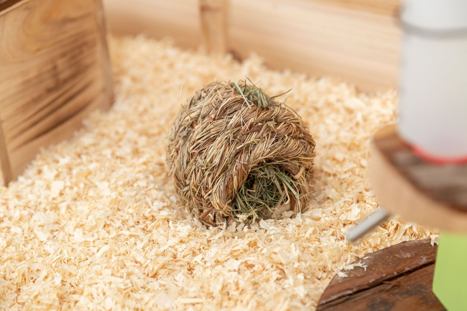 Игрушка для грызунов Trixie Гнездо круглое натуральное 16см фото 