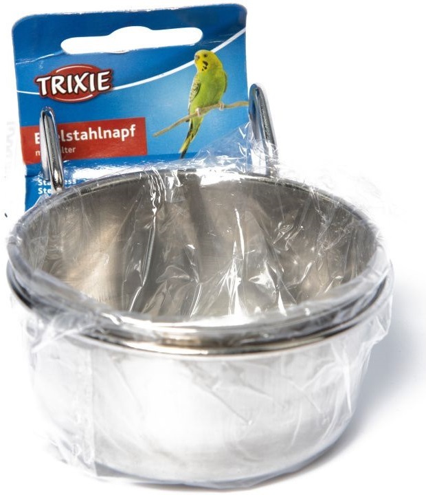 Миска для птахів Trixie підвісна металева 7см 150млфото3