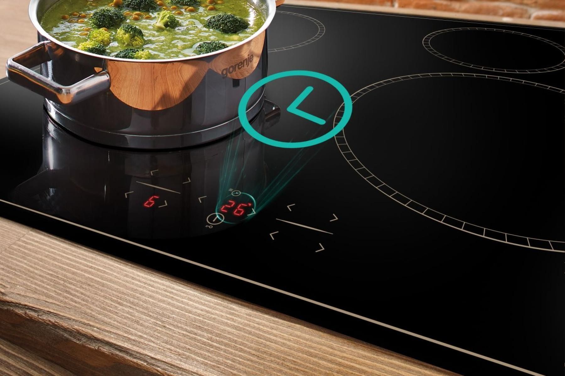 Варочная поверхность индукционная Gorenje GI6401CLBSC фото 11