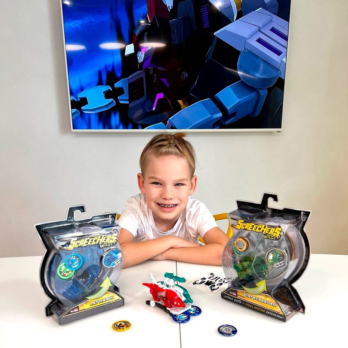 Машинка-трансформер Screechers Wild L1 - Джейхок (EU683111)фото6