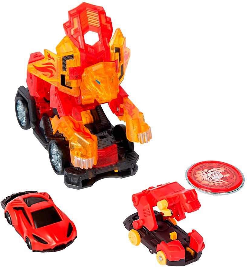 Машинка-трансформер Screechers Wild S4 L3 - Вайлдфаер Лаен (EU685302) фото 