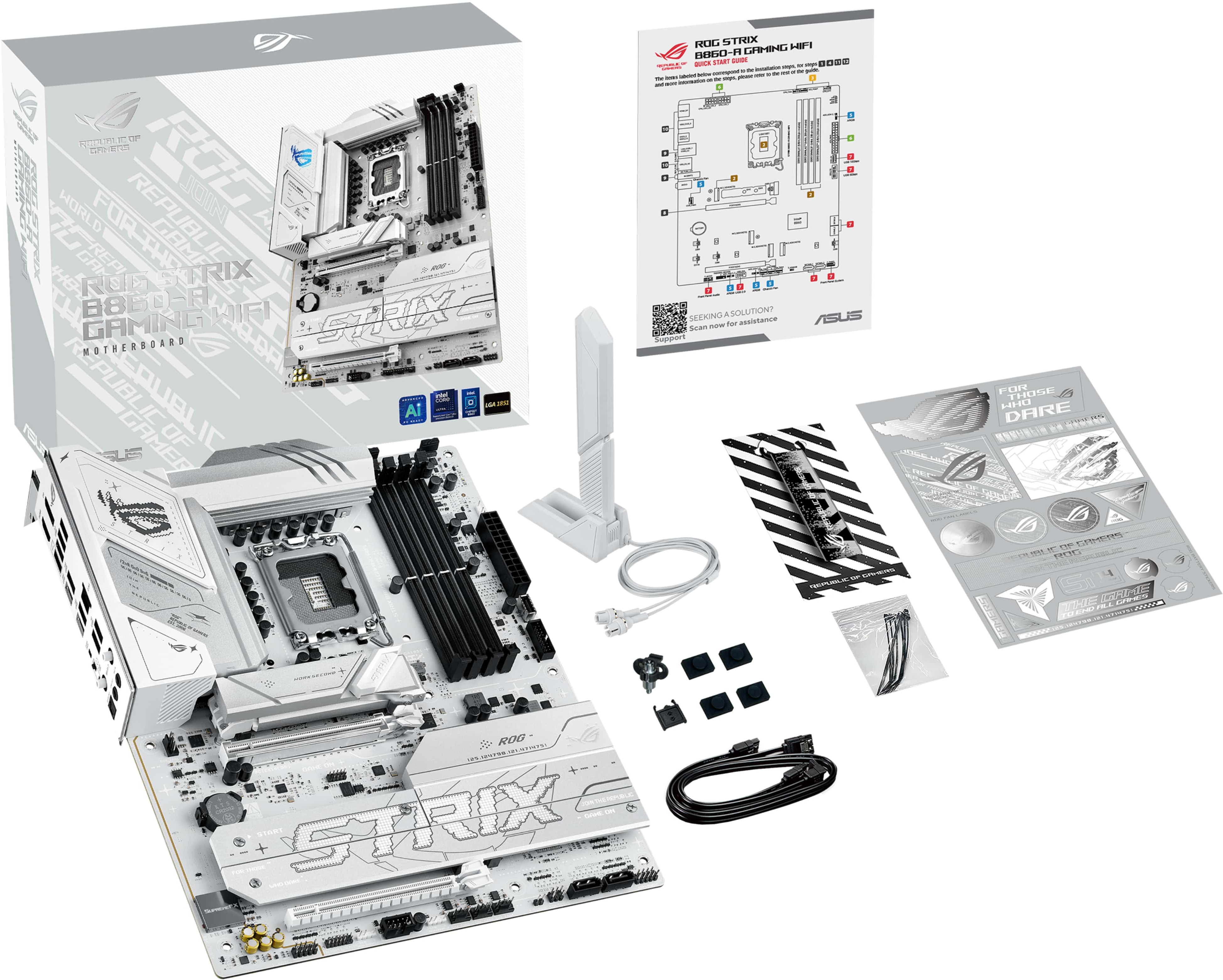 Материнcькая плата ASUS ROG STRIX B860-A GAMING WIFI (90MB1JI0-M0EAY0) фото 