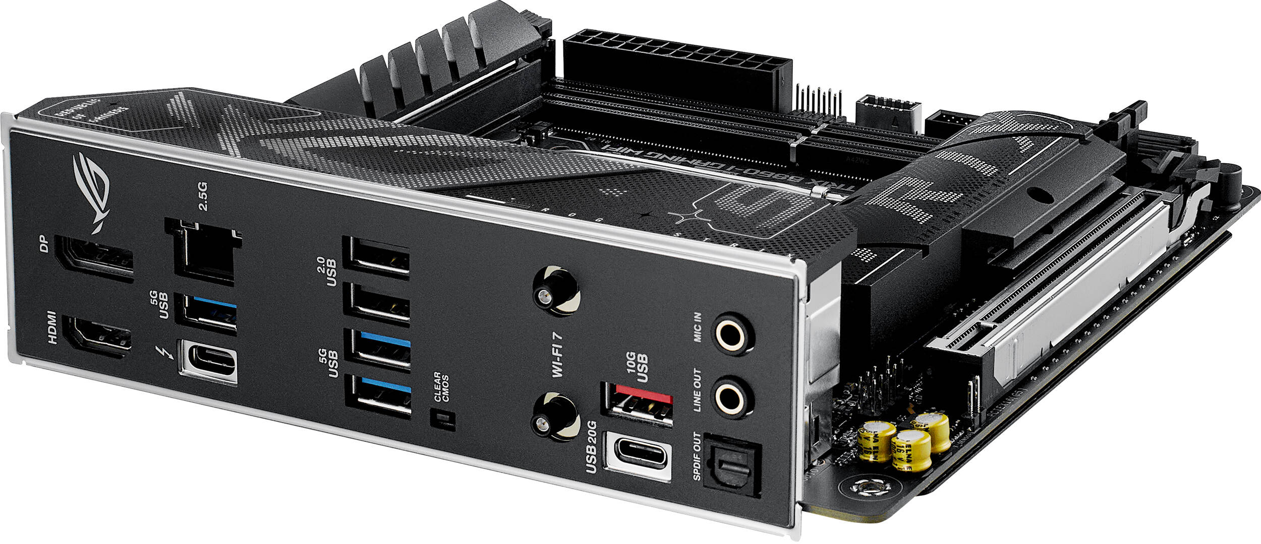 Материнcька плата ASUS ROG STRIX B860-I Gaming WIFI (90MB1JB0-M0EAY0)фото