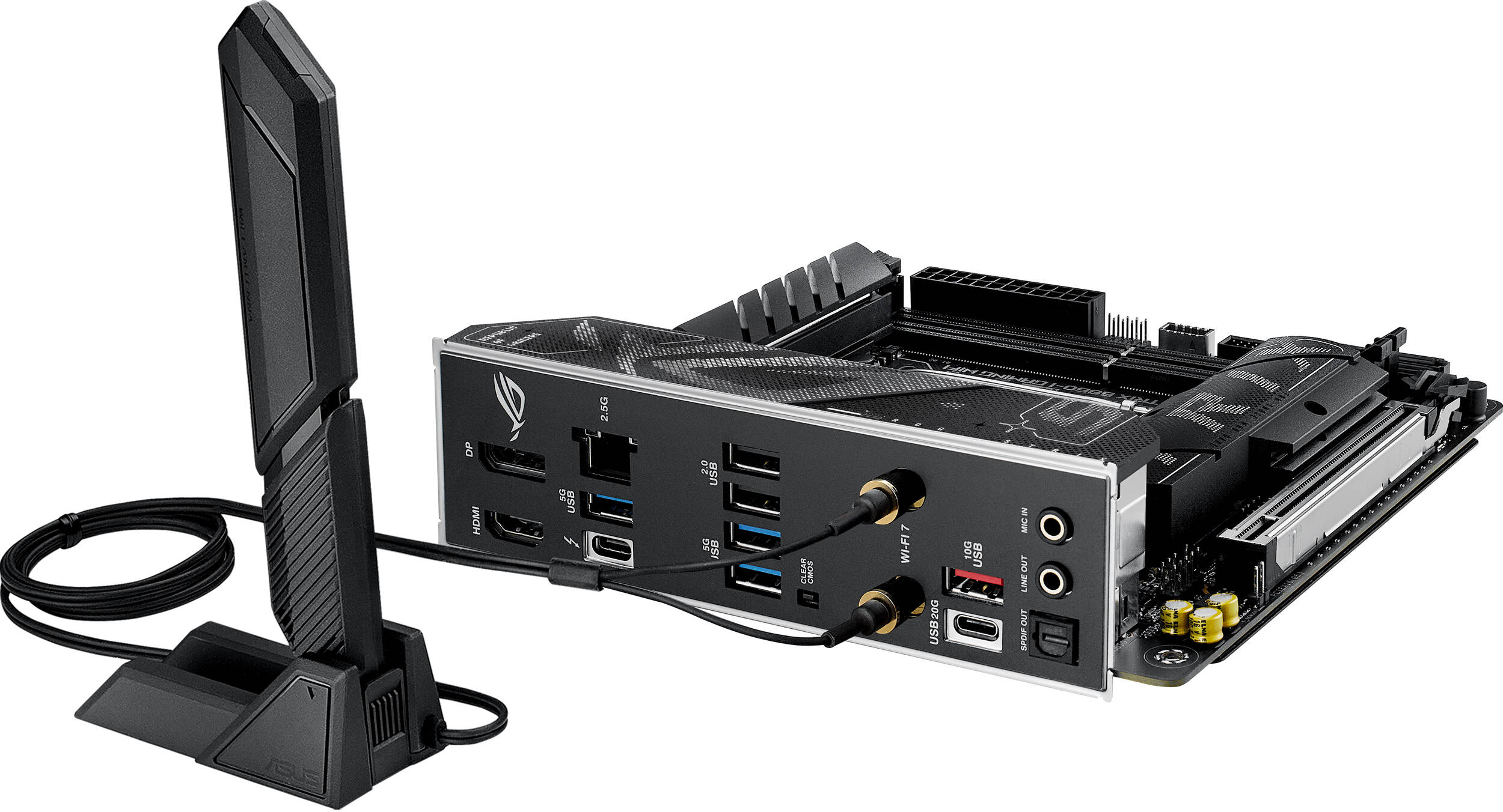 Материнcька плата ASUS ROG STRIX B860-I Gaming WIFI (90MB1JB0-M0EAY0)фото