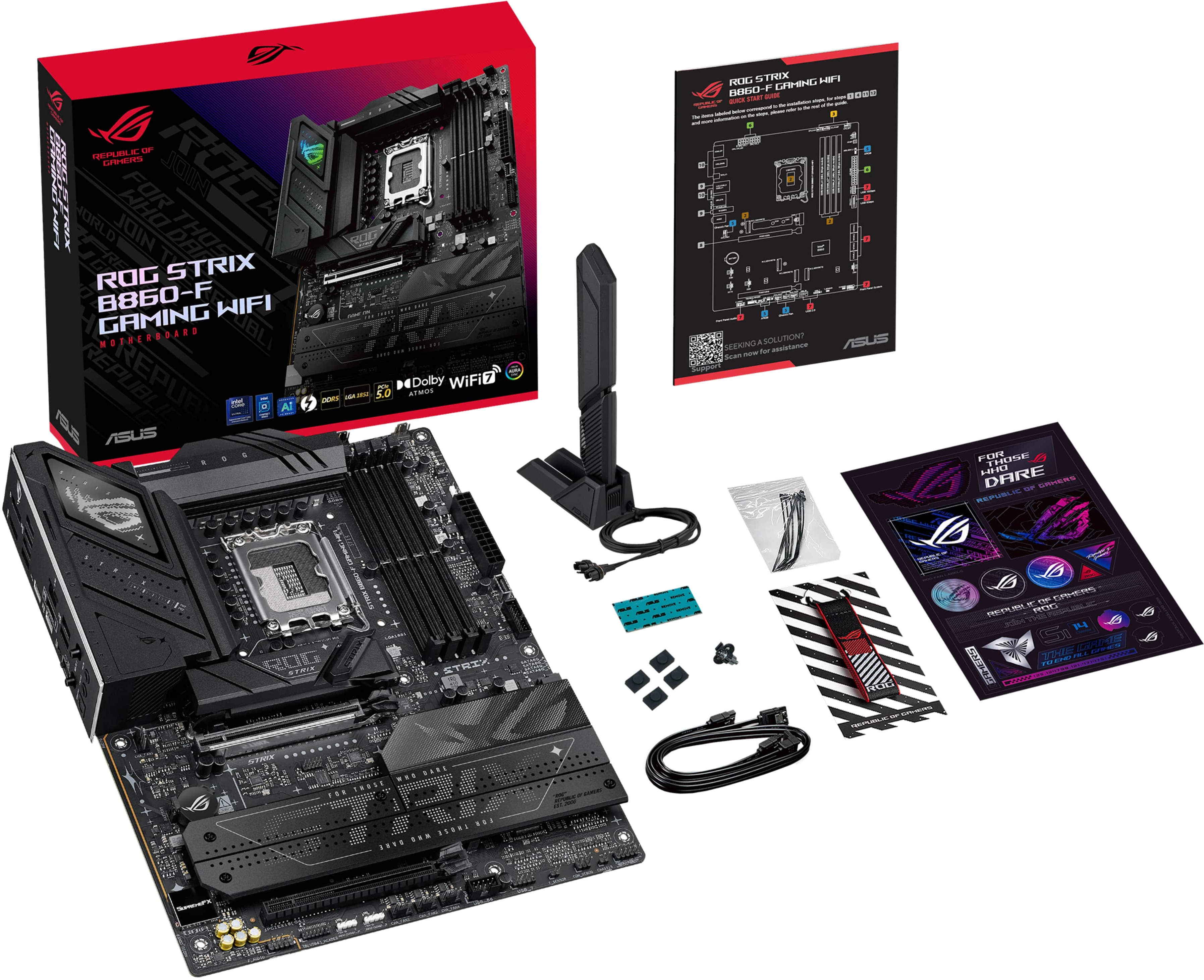 Материнcкая плата ASUS ROG STRIX B860-F GAMING WIFI (90MB1JG0-M0EAY0) фото 