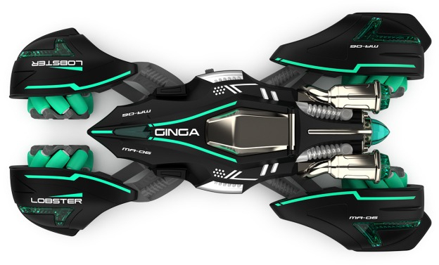 Автомобиль KS Drive на р/у Трюковый LOBSTER (2.4Ghz, черный), (SL-432ABl) фото 5