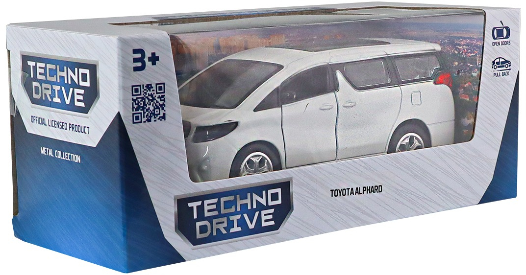 Автомодель - Toyota Alphard (белый) (KM6011Bl) фото 14