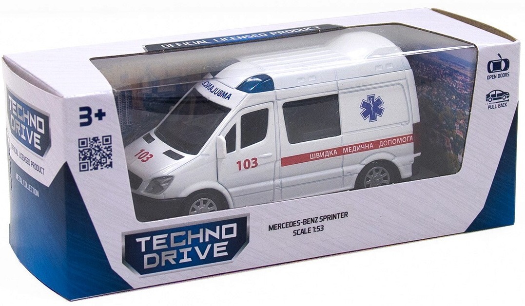 Автомодель – Mercedes-Benz Sprinter Швидка Допомога (250295)фото10