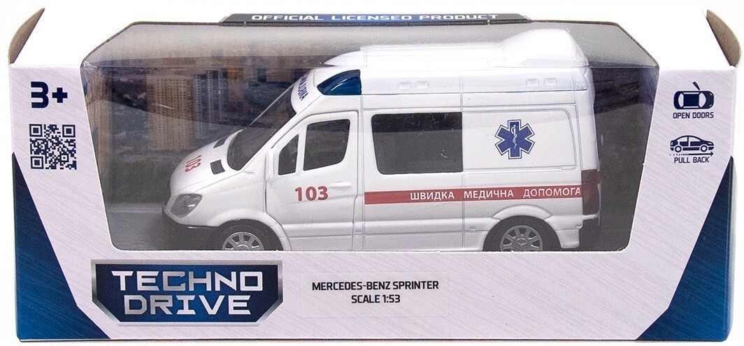 Автомодель – Mercedes-Benz Sprinter Швидка Допомога (250295)фото9