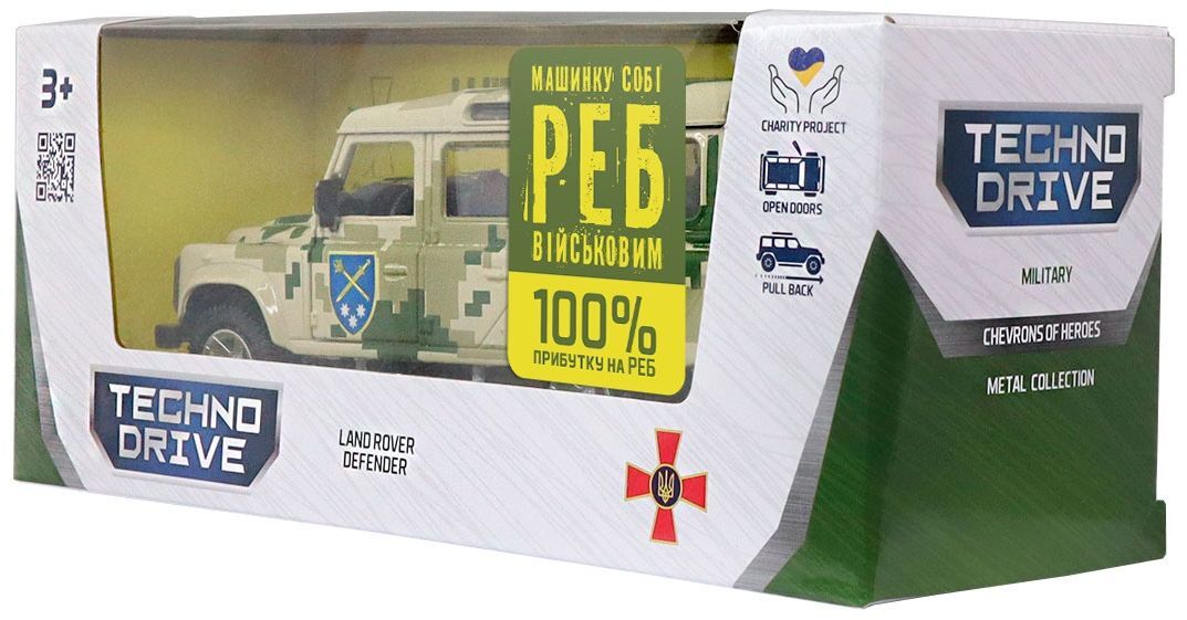 Автомодель серії "Шеврони Героїв" – Land Rover Defender "ОК Схід" (250396UM)фото13
