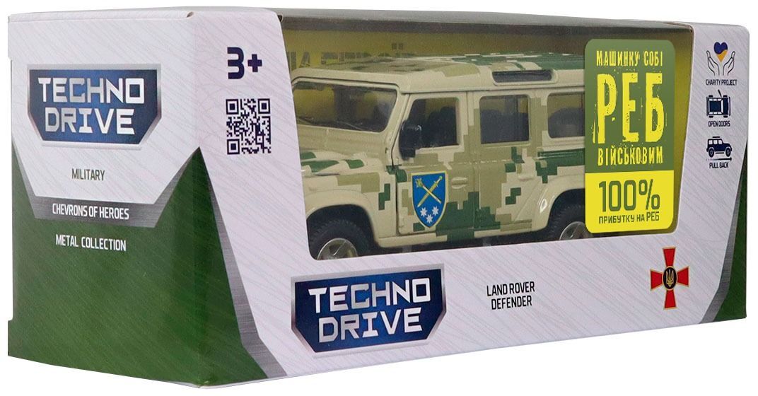 Автомодель серії "Шеврони Героїв" – Land Rover Defender "ОК Схід" (250396UM)фото15