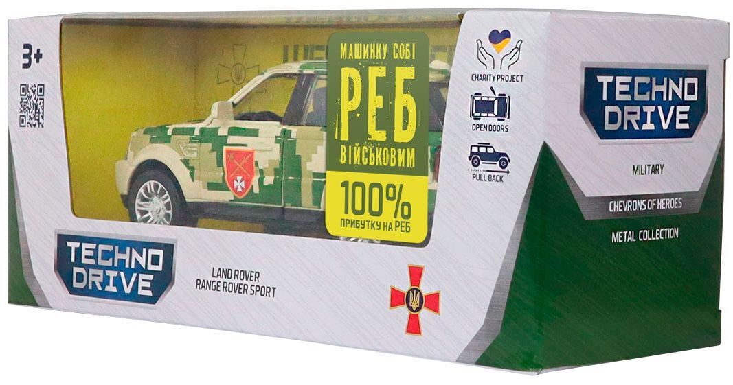 Автомодель серии "Шевроны Героев" – Land Rover Range Rover Sport "ОК Запад" (250399UM) фото 