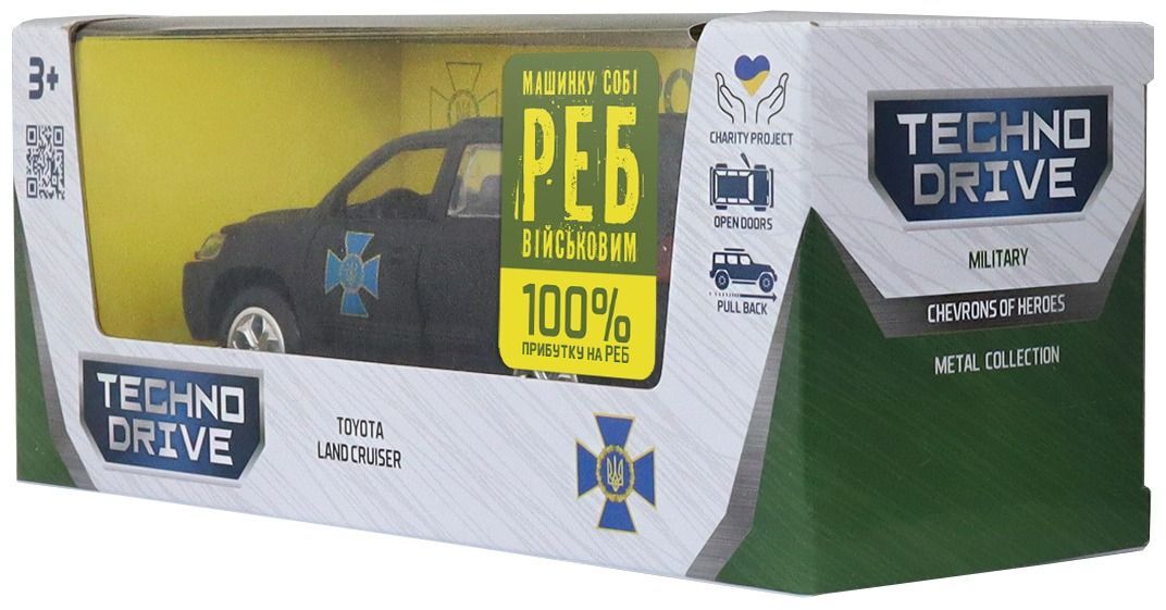 Автомодель серії "Шеврони Героїв" – Toyota Land Cruiser "ЦСО "Альфа" (KM6010SA)фото12