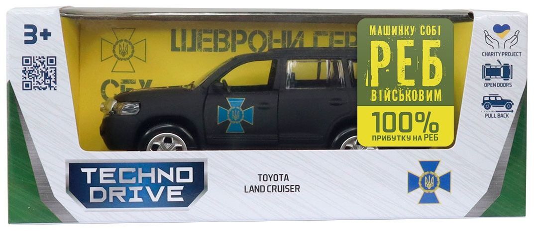 Автомодель серії "Шеврони Героїв" – Toyota Land Cruiser "ЦСО "Альфа" (KM6010SA)фото13