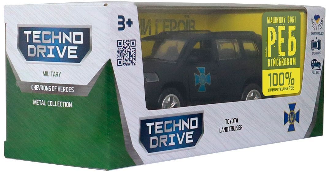 Автомодель серії "Шеврони Героїв" – Toyota Land Cruiser "ЦСО "Альфа" (KM6010SA)фото14