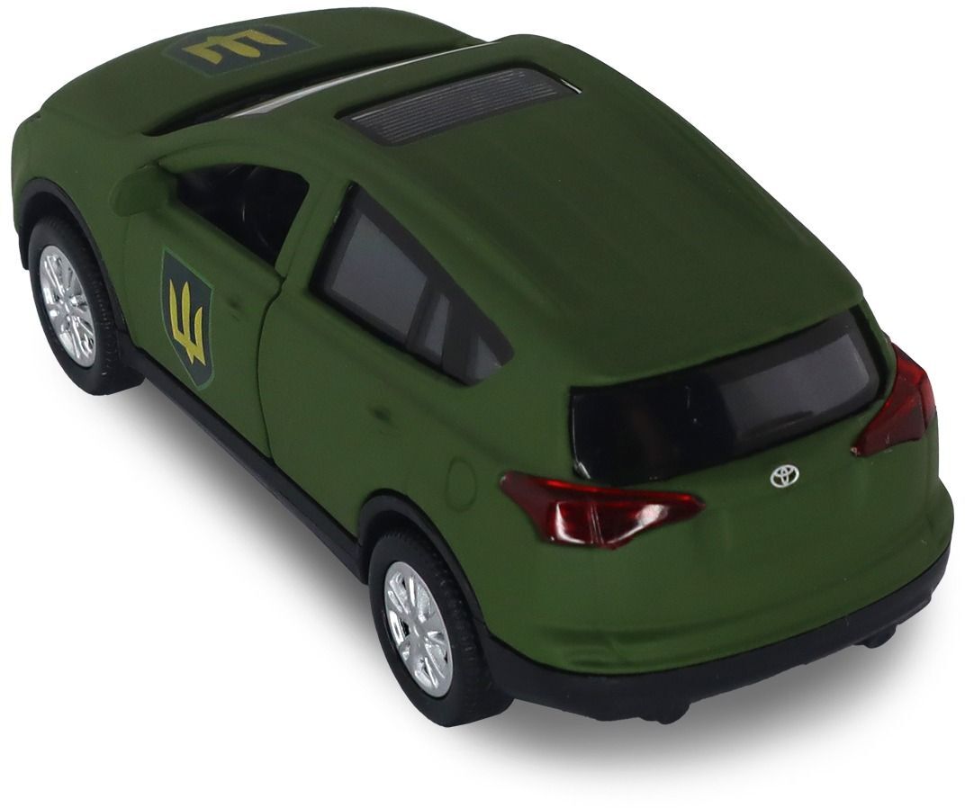 Автомодель серії "Шеврони Героїв" – Toyota RAV4 "Сухопутні війська ЗСУ» (KM6198M2)фото3