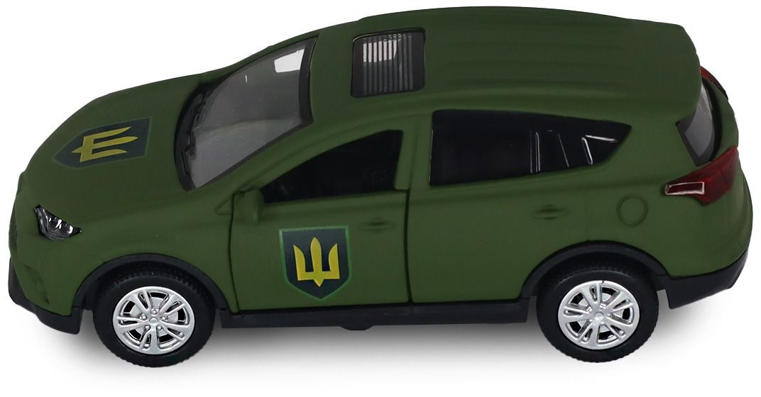 Автомодель серії "Шеврони Героїв" – Toyota RAV4 "Сухопутні війська ЗСУ» (KM6198M2)фото2