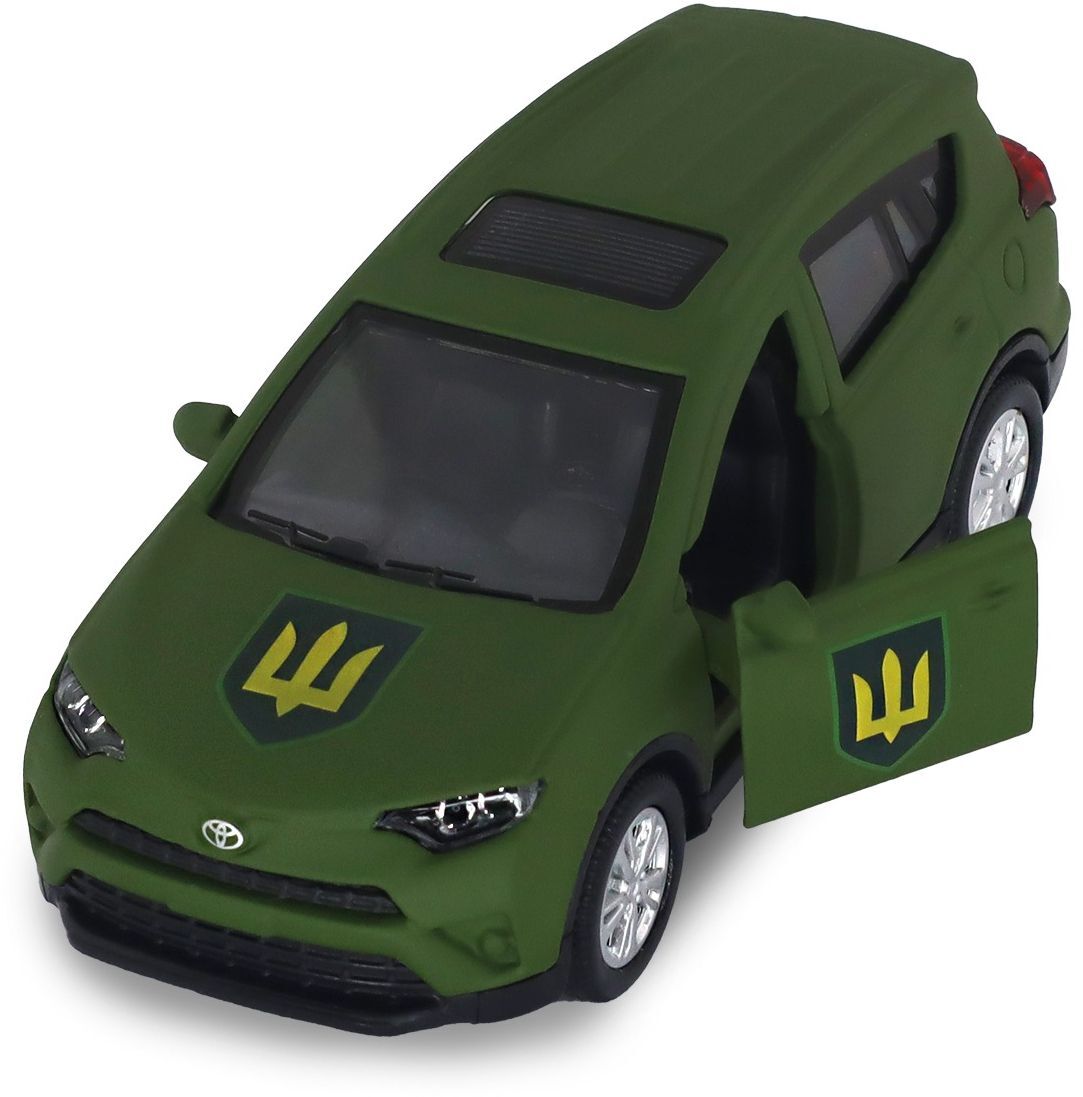 Автомодель серії "Шеврони Героїв" – Toyota RAV4 "Сухопутні війська ЗСУ» (KM6198M2)фото9