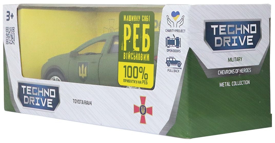 Автомодель серії "Шеврони Героїв" – Toyota RAV4 "Сухопутні війська ЗСУ» (KM6198M2)фото12
